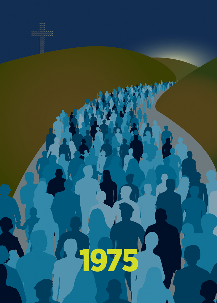 1975 : Un peu plus haut, un peu plus loin