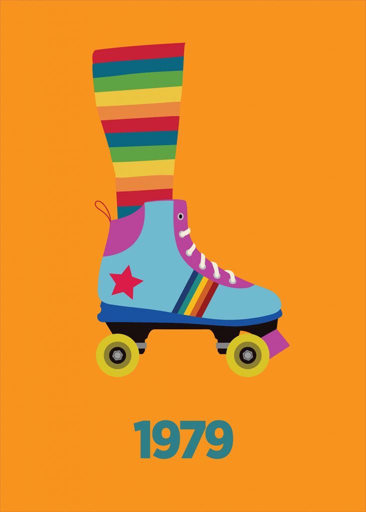 1979 : Disco et patin à roulettes
