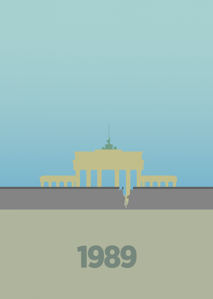 1989 : Chute du mur de Berlin